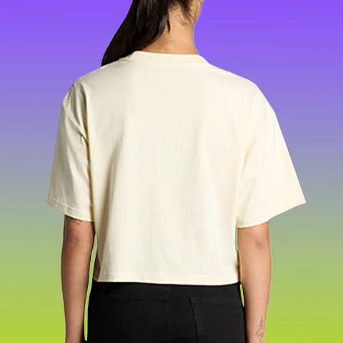 Lightweight High Performance Women Crop Tee - Image 2